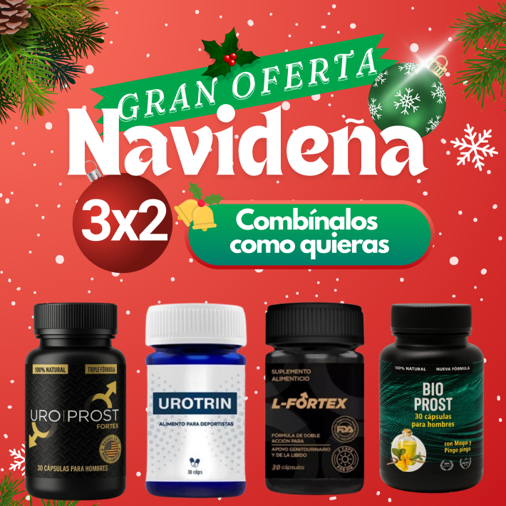 OFERTA NAVIDEÑA URO|PROST|FORTEX ORIGINAL 30 CÁP 3 X 2
